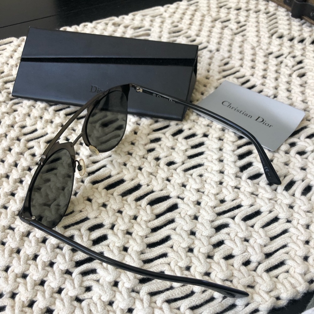 Dior Reflected 52mm Brow Bar Sunglasses - Picture 4 of 8